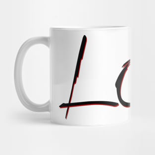 Lettering "Love" Mug